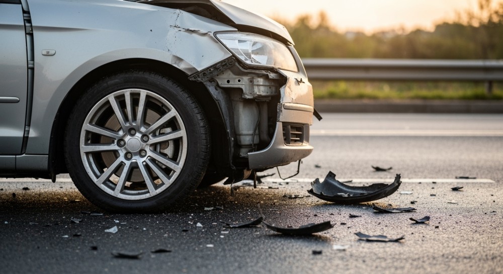 28-latek wjechał pod pociąg z narkotykami w aucie