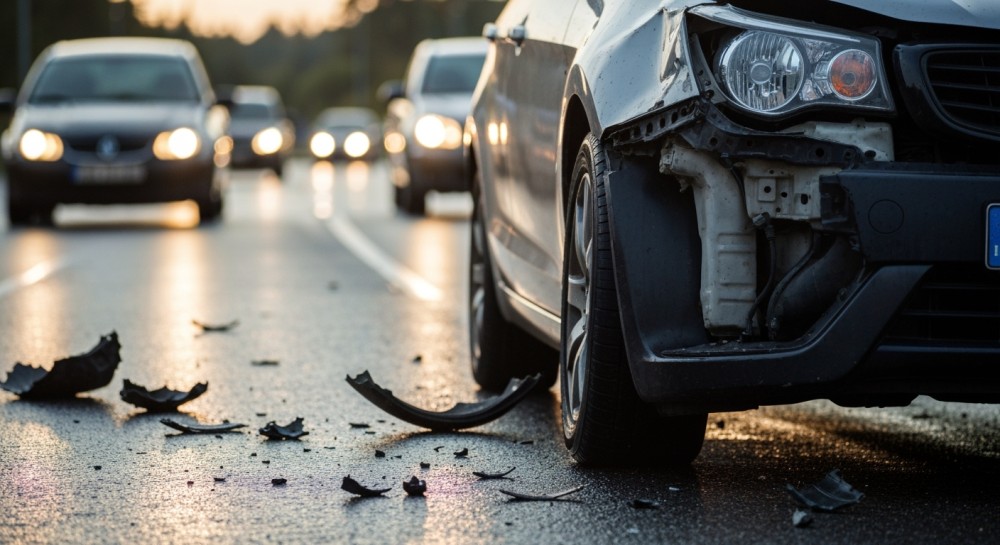 Motocyklistka ranna podczas egzaminu na prawo jazdy w Lesznie
