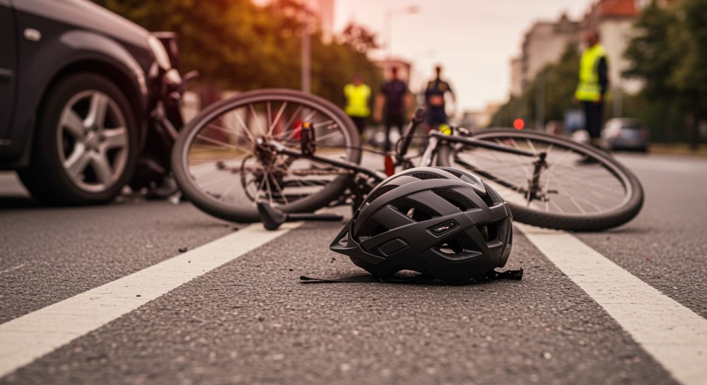 Trzy wypadki w Nowej Wsi: Kolizje i potrącenie rowerzysty w jednym popołudniu