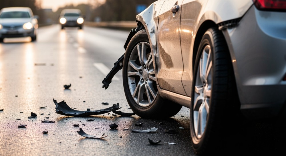 Zamknięcie trasy S5 w kierunku Poznania po wypadku ciężarówki z tytoniem